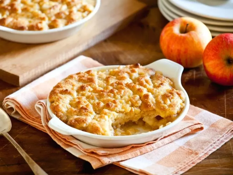 Apple Crumble, ohne Milch 2