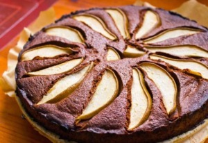 Schoko-birnenkuchen