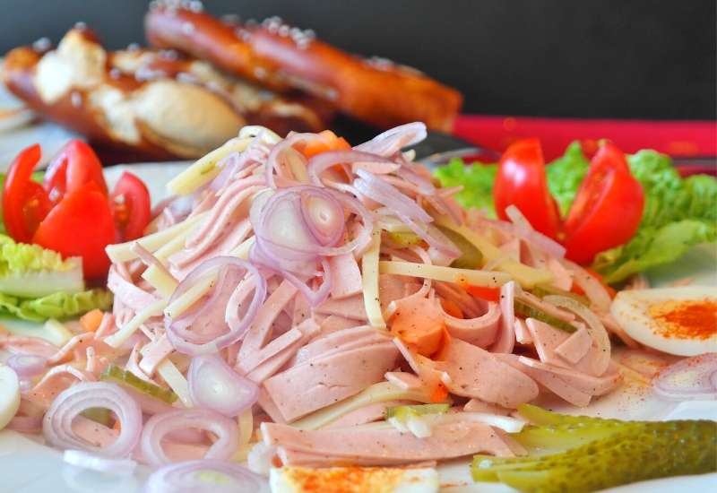 Aufgepeppter Fleischsalat - schnelle Küche zum Feierabend 1