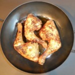 Hähnchenschenkel aus dem Ofen mit Paprika 4 Hähnchenkeulen