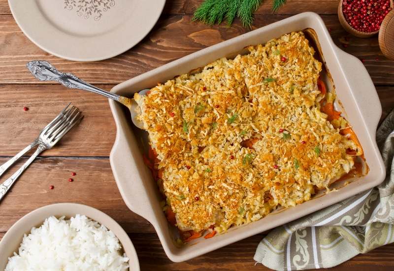 Rezept-Suche 336 Fischfilet-überbacken