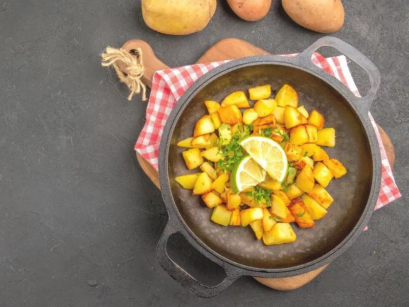 Schnelle Bratkartoffelwürfel 2