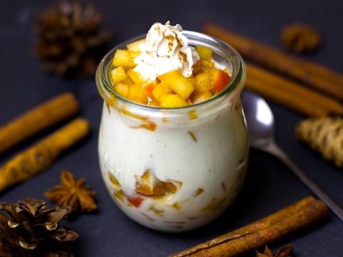 Geschmortes Zimt-Apfel-Dessert 3 Zimtäpfel Dessert