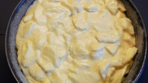 Saftiger Apfelkuchen, schnell und lecker 3 Apfelkuchen roh