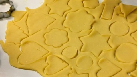 Omas Weihnachtskekse aus Mürbeteig 7 Teig roh