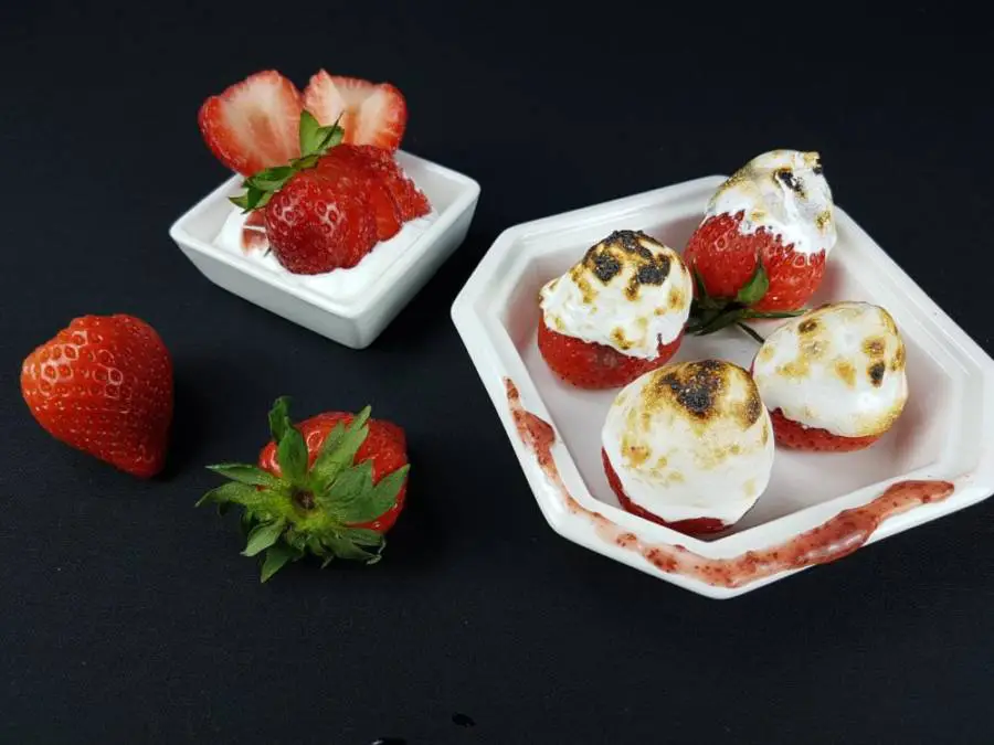 Frische Erdbeeren mit Marshmellow-Fluff 2