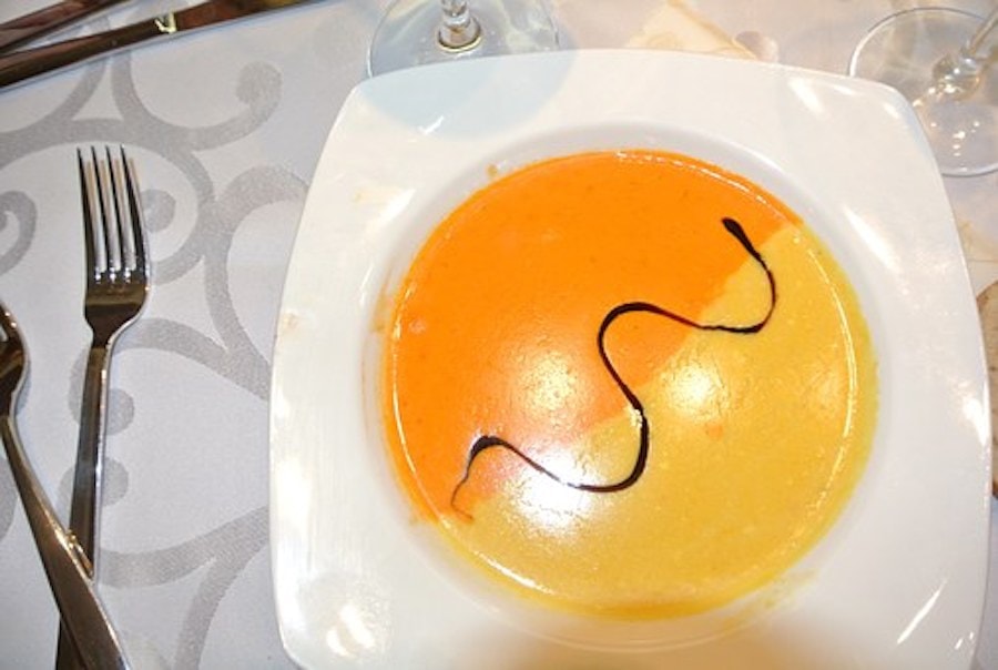 Weinkaltschale mit pürierten Früchten 1