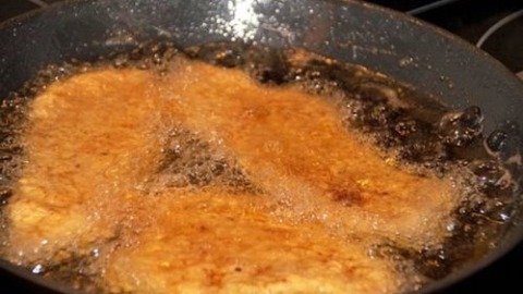 Ausbacken in der Pfanne