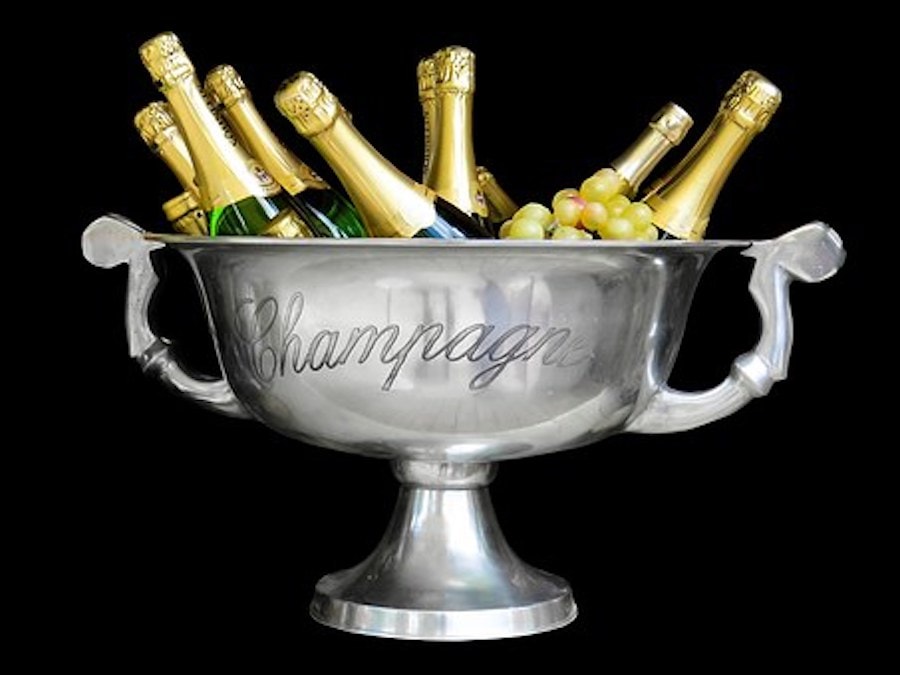 Geburtstag Champagner im Kübel