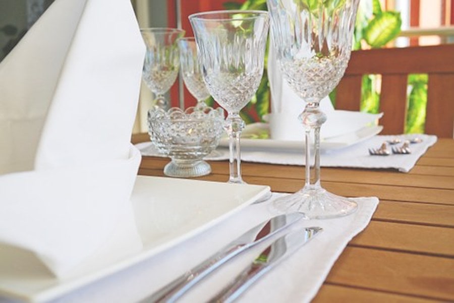 Rezept-Suche 155 gedeckter Tisch für Menü