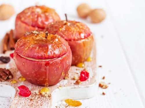 Gebackene Bratäpfel- süß und lecker 4 Honigaepfel-gebacken