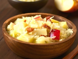 Sauerkrautsalat-apfel-trauben