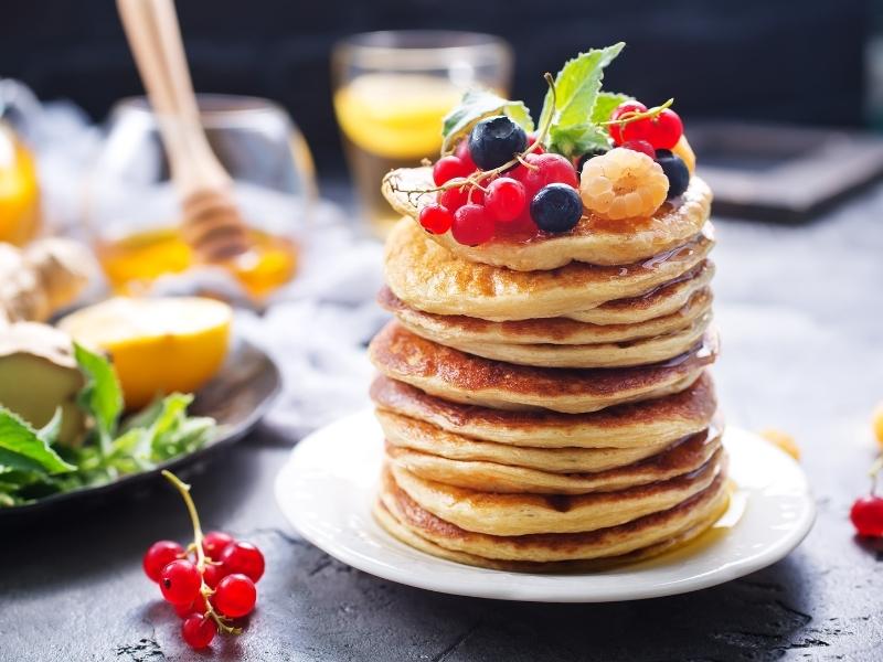Rezept für schnelle Pfannkuchen 1 pancakes-hohe-pfannkuchen