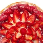 Lebkuchen Torte mit Erdbeeren