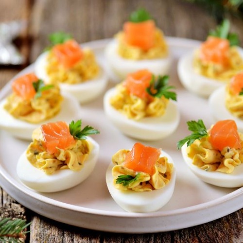 Gefüllte Eier mit Lachs | Omas Rezept