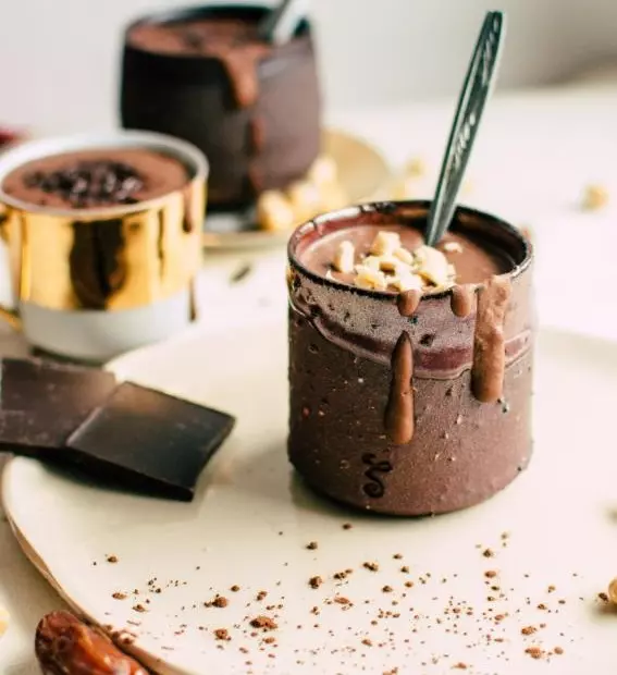 Schokopudding-blancmange