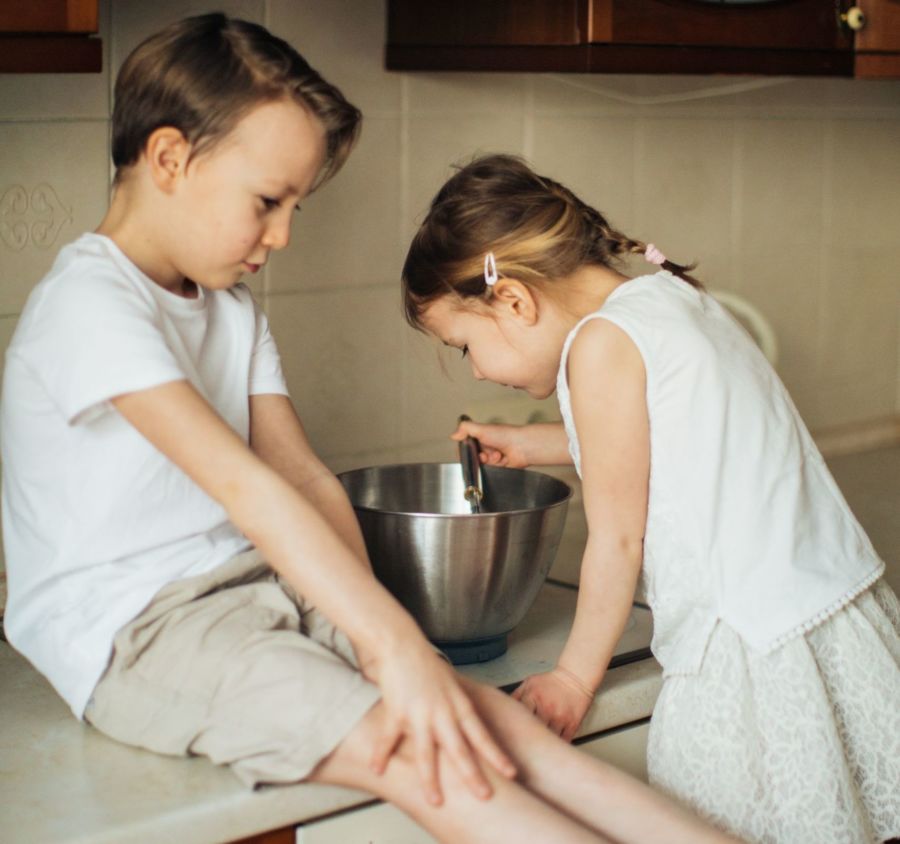 Rezept-Suche 3 Kinder gucken in Kochtöpfe