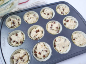 Muffins in der Form