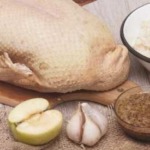 Ente gefullt apfel leber bratwurst3