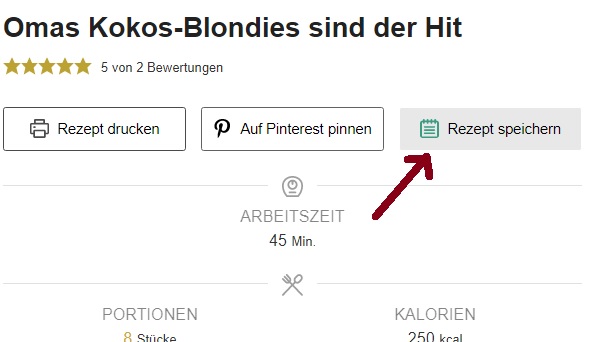 Rezeptsammlung-beispiel
