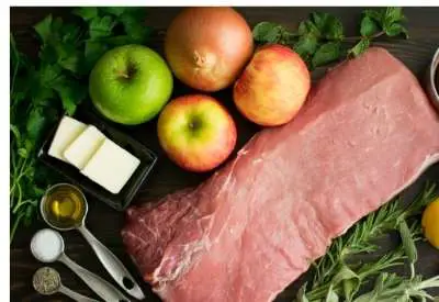 Schweinebraten mit Apfel4