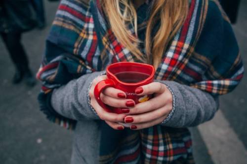 Glühwein im Winter