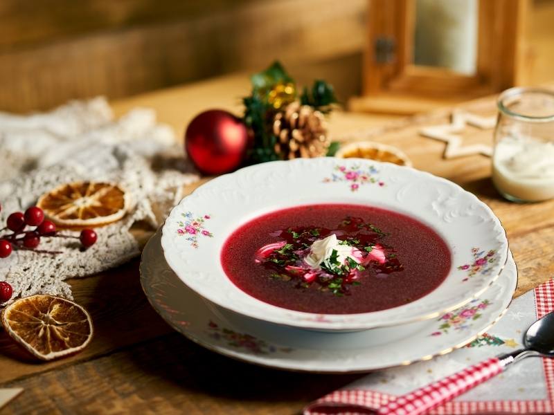 Polnischer Borschtsch – Rote-Bete-Suppe Barszcz czerwony 1