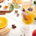 Orangen vanille glühwein