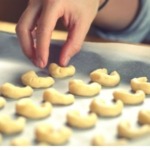 Klassische Vanillekipferl mit Mandeln 7 Vanillekipferl mit Mandeln blech