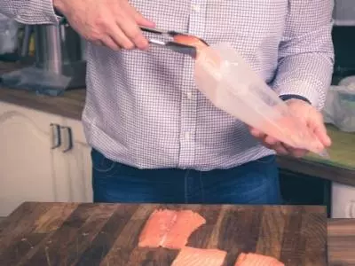 Fisch-niedrigtemperaturgaren