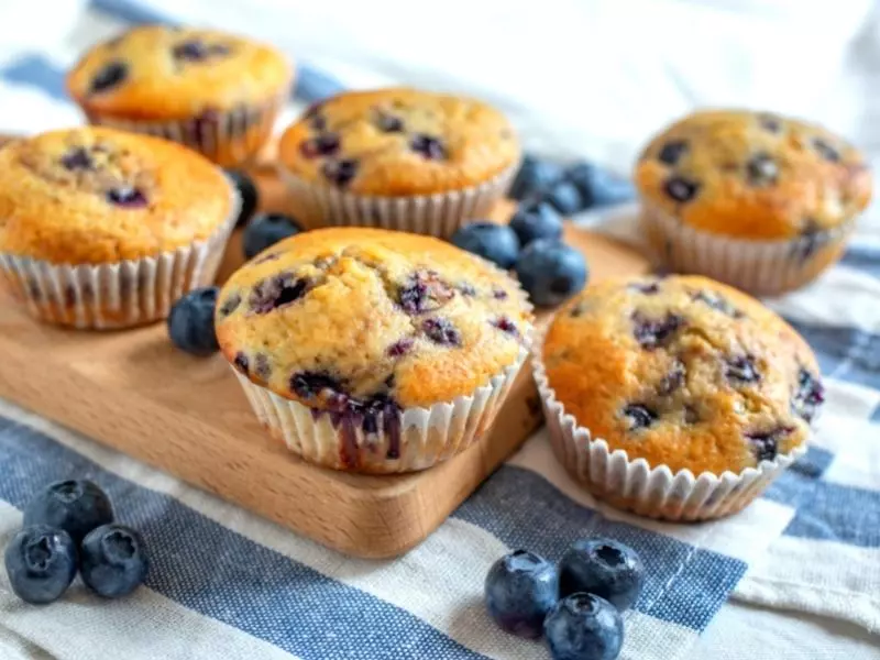 Unwiderstehlich saftige Blaubeermuffins 1