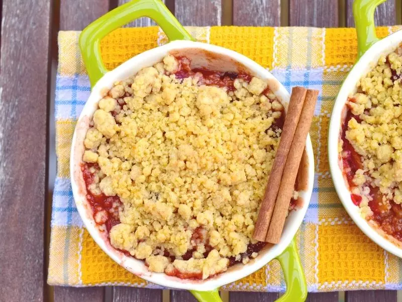 Leckerer Pflaumen-Crumble 2