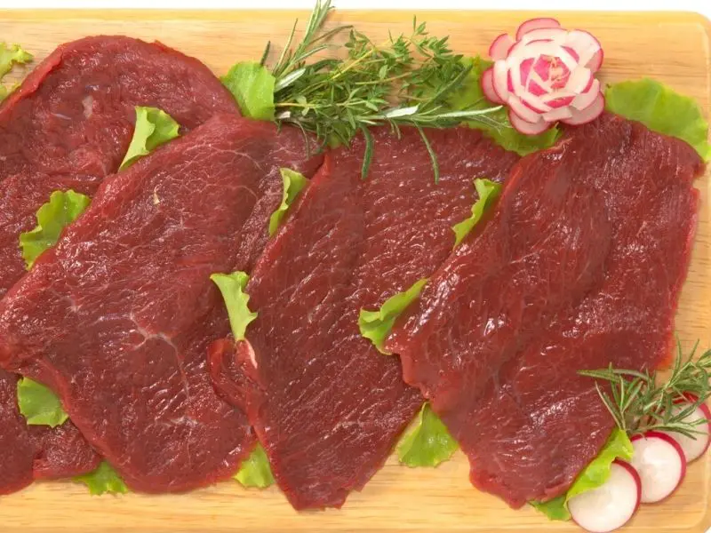 Straussensteak-roh