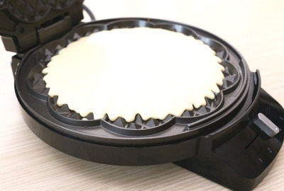 Unser beliebtes Waffelrezept 2 teig im Waffeleisen
