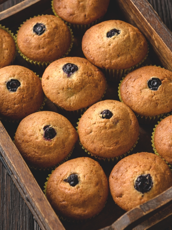 Welches Mehl ist für Cupcakes oder Muffins am besten geeignet? 3 buchweizenmuffins