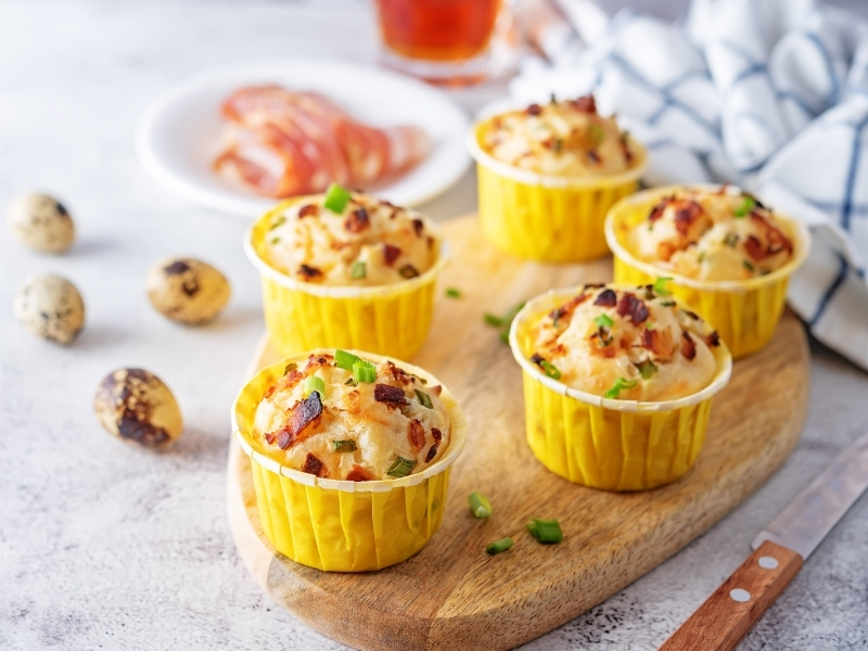 Herzhafte Muffins mit Speck und Zwiebeln 1