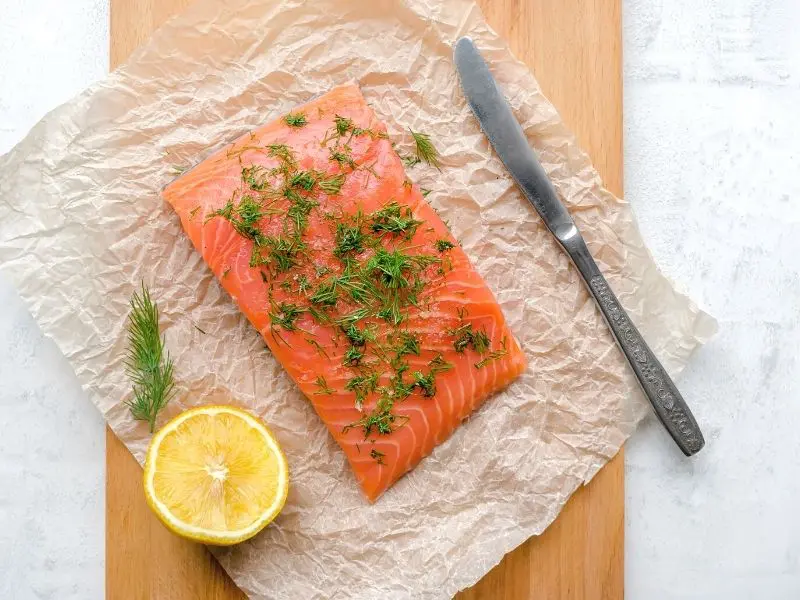 Gebeizter Lachs (Graved Lachs), hausgemacht 1