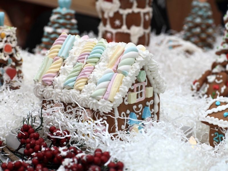 Einfaches Lebkuchenhaus backen 7 Einfaches Lebkuchenhaus backen 5