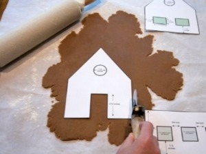 Einfaches Lebkuchenhaus backen 6