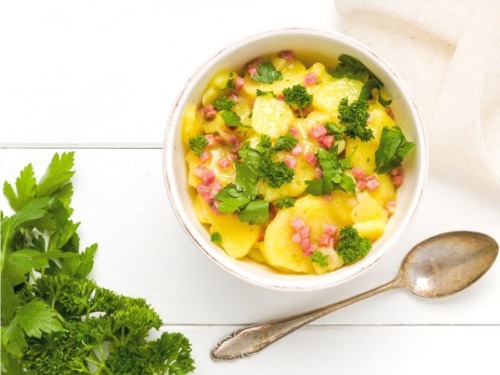Omas Kartoffelsalat mit Speck 5 kartoffelsalat-speck-rezept