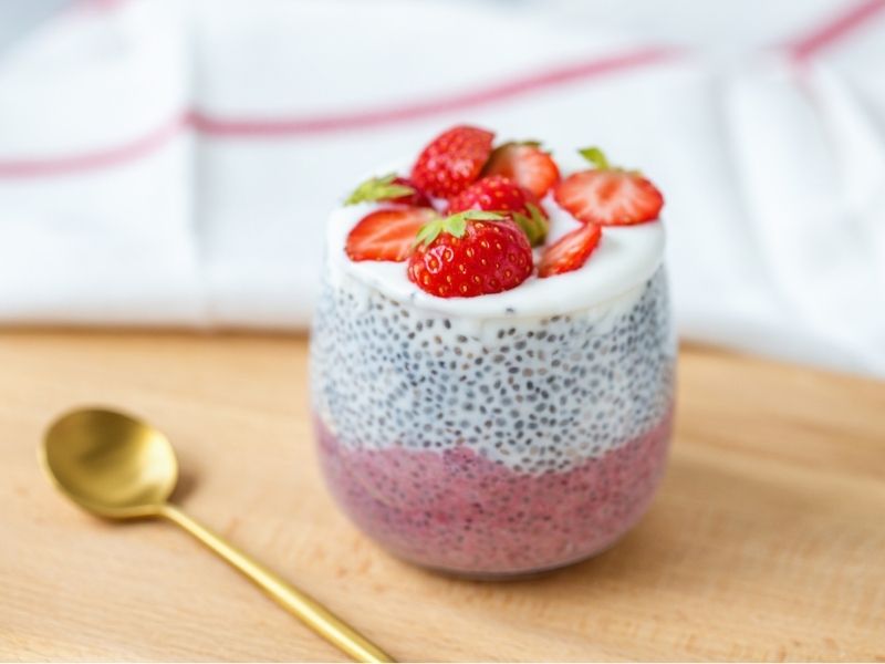Der beste pflanzliche Gelatine-Ersatz 14 chia-joghurt