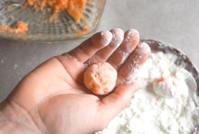 Frische Lachsbällchen mit Dipp 1