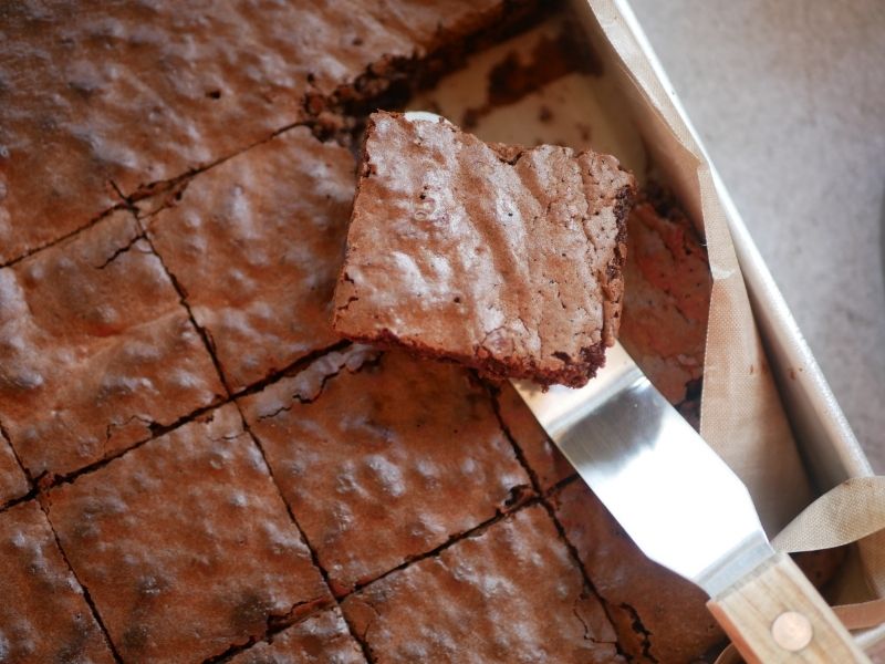 Extra saftige Fudge Schokoladen-Brownies 2 brownie-selber-machen