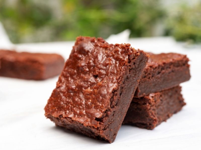 Extra saftige Fudge Schokoladen-Brownies 5 fudgy-brownie-rezept
