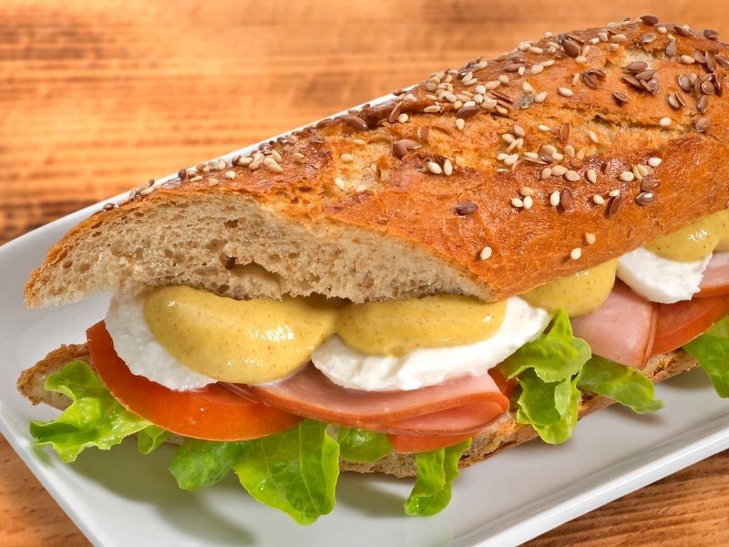 50+ interessante & lustige Fakten über Lebensmittel 1 senf-baguette