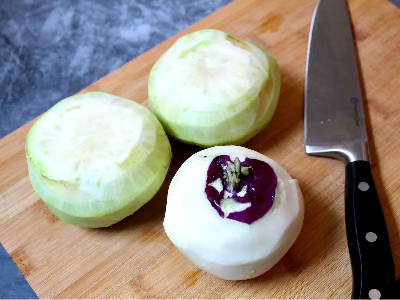 kohlrabi-schälen