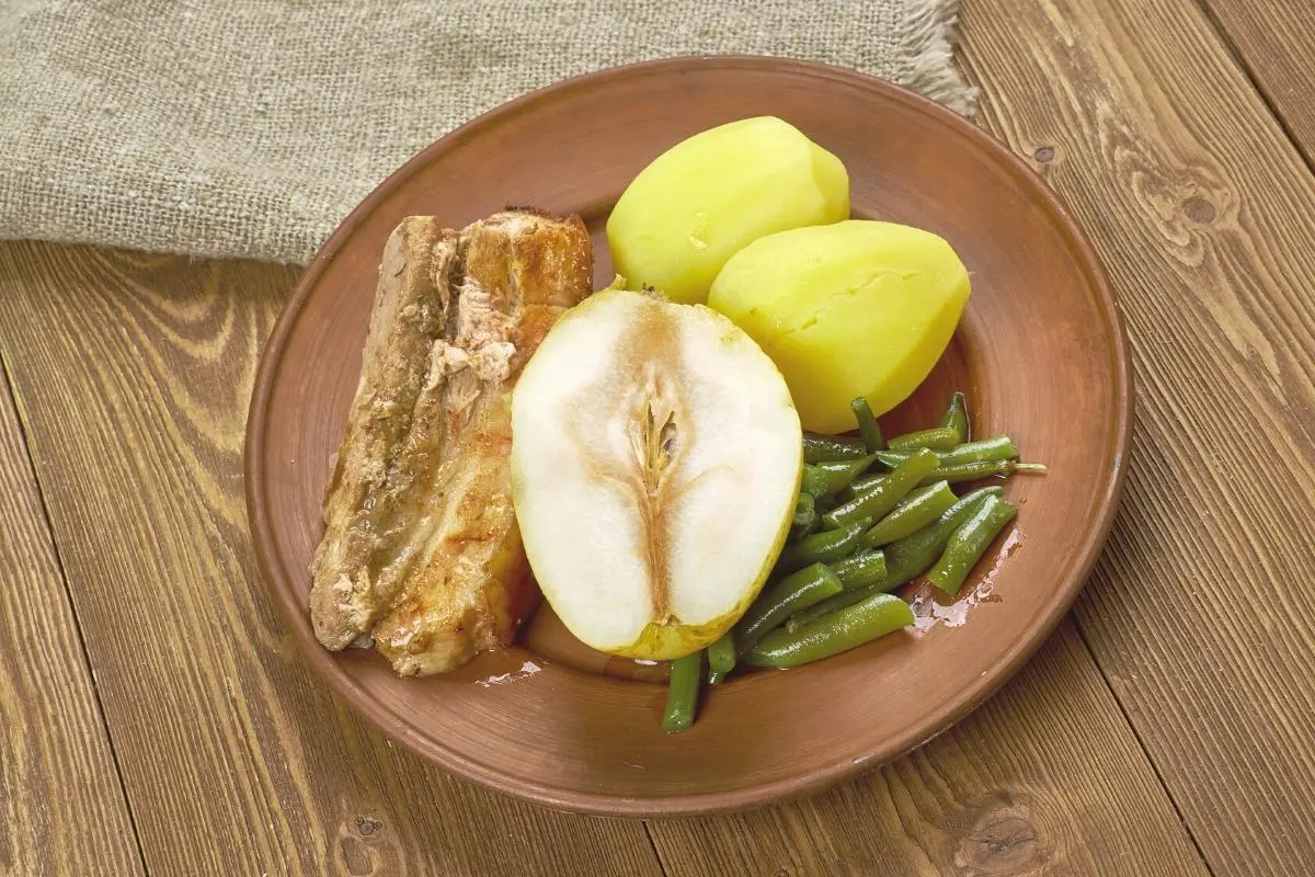 Omas Rezept für Birnen, Bohnen und Speck 2