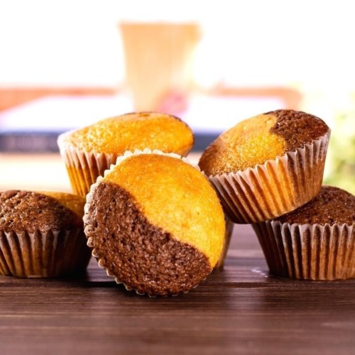 Rezept für saftige Marmor-Muffins - Oma Kocht