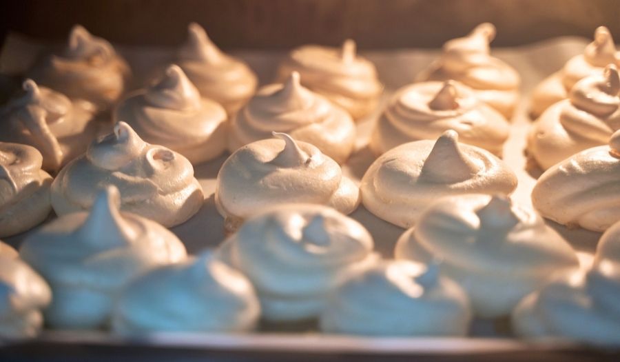 Baiser im Ofen