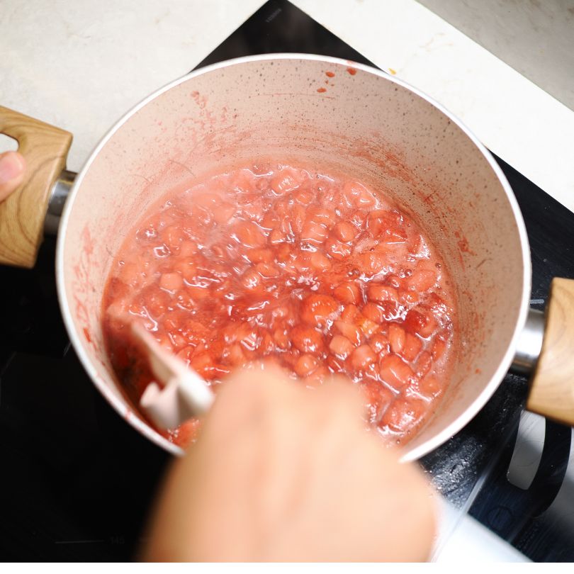 Quittenmarmelade sprudelnd kochen